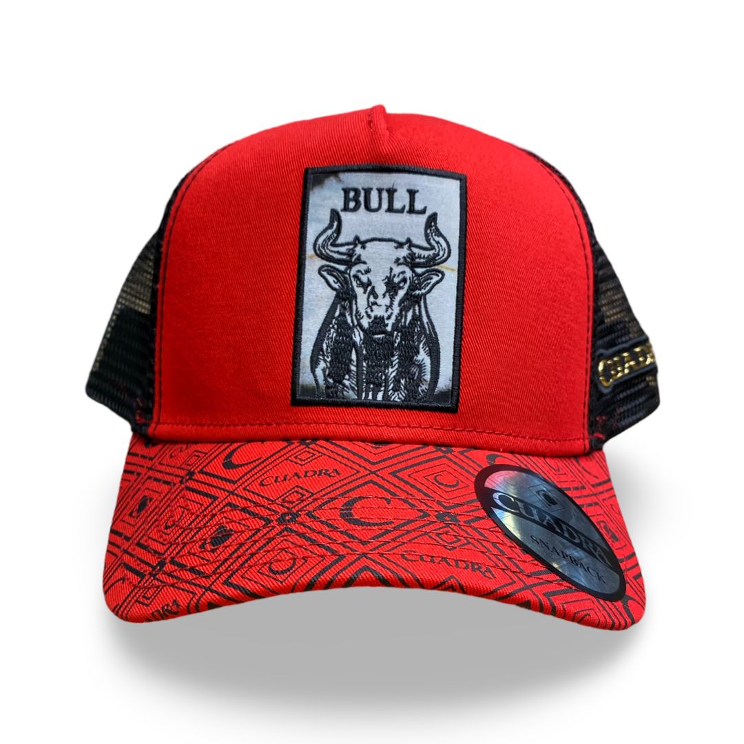 CUADRA | BULL RED SNAPBACK OSFM