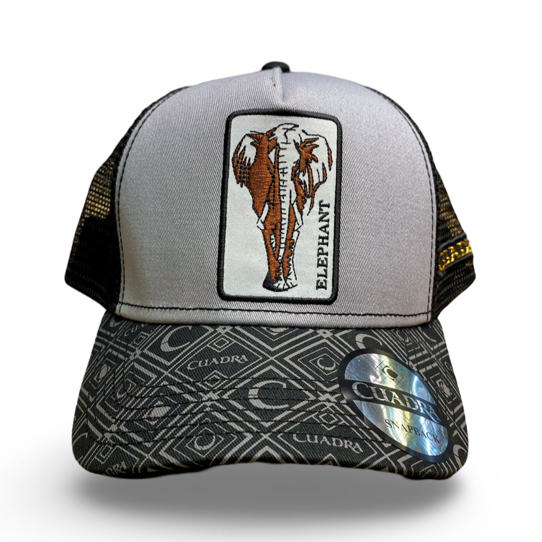 CUADRA | ELEPHANT GRAY/BLACK SNAPBACK OSFM