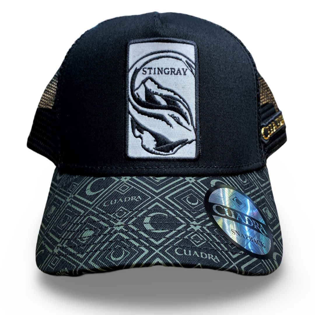 CUADRA | STINGRAY BLACK/BLACK SNAPBACK OSFM