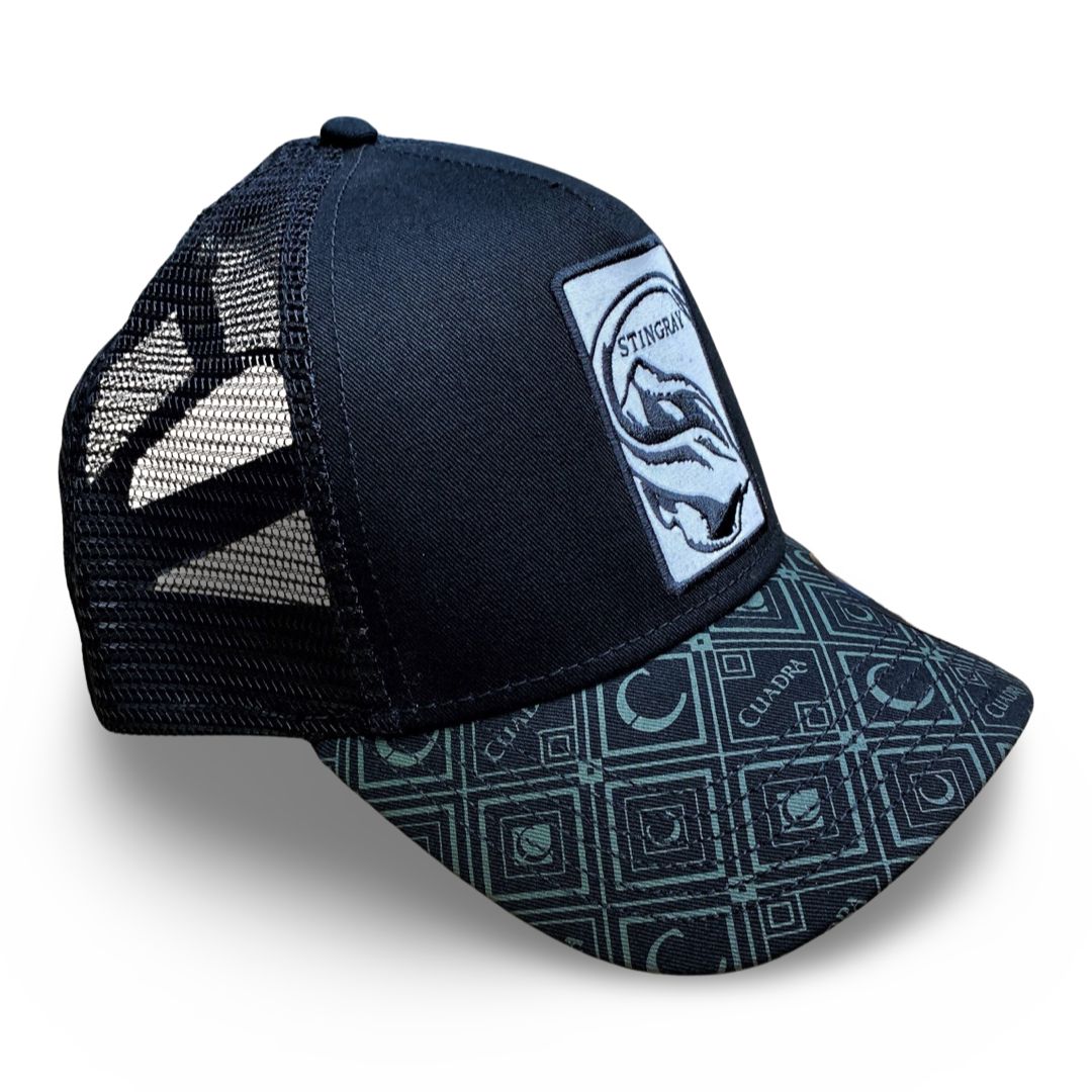 CUADRA | STINGRAY BLACK/BLACK SNAPBACK OSFM