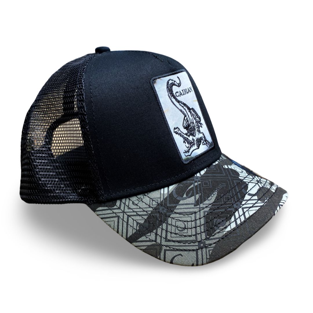 CUADRA | CAIMAN BLACK/BLACK SNAPBACK OSFM