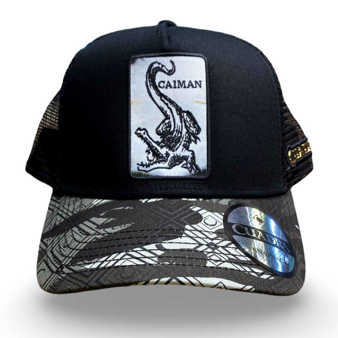 CUADRA | CAIMAN BLACK/BLACK SNAPBACK OSFM