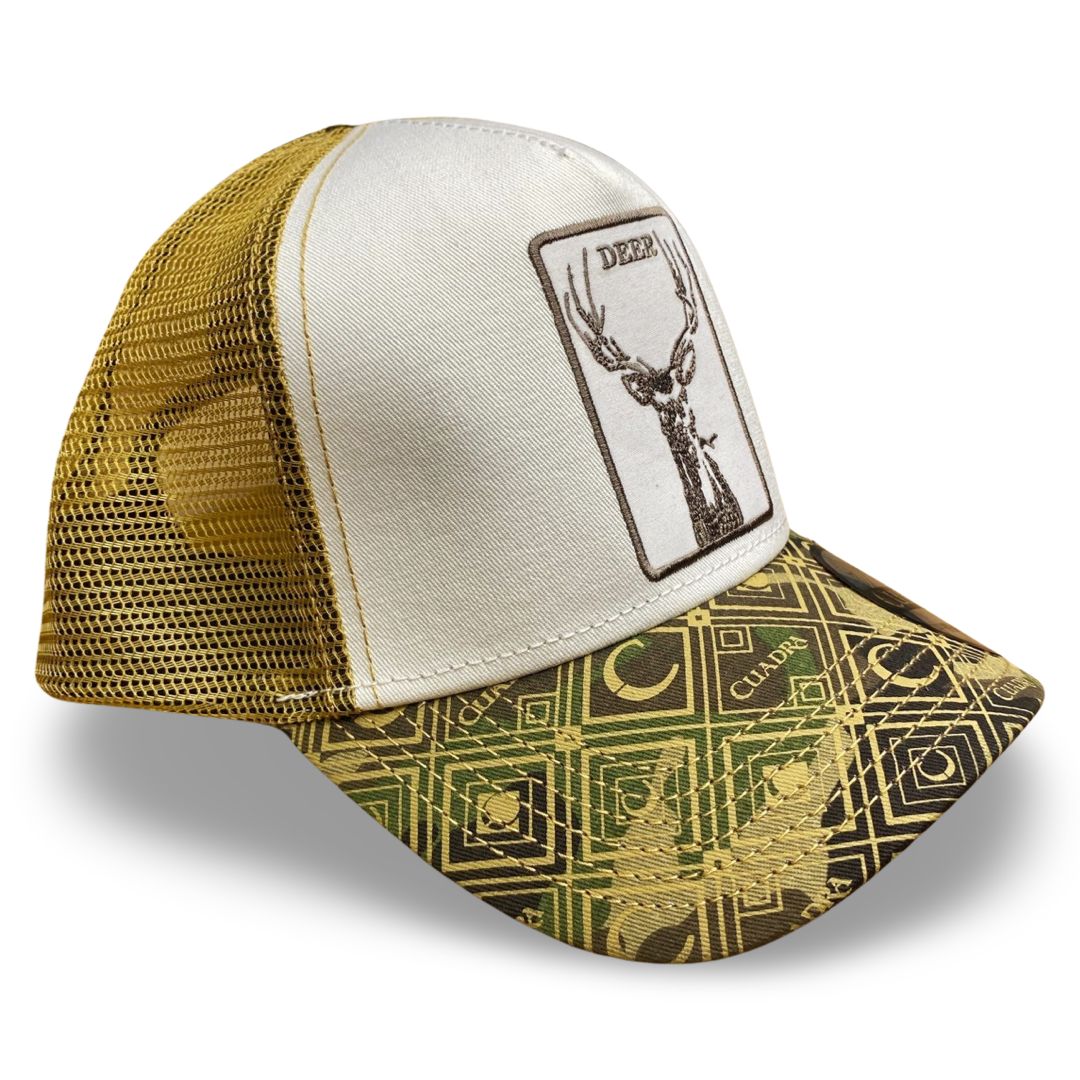 CUADRA | DEER YELLOW/WHITE SNAPBACK OSFM