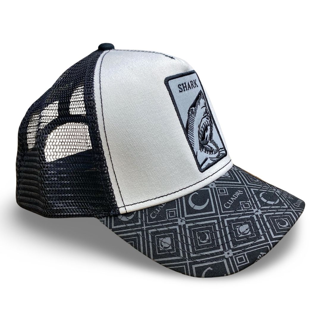 CUADRA | SHARK WHITE/NAVY SNAPBACK