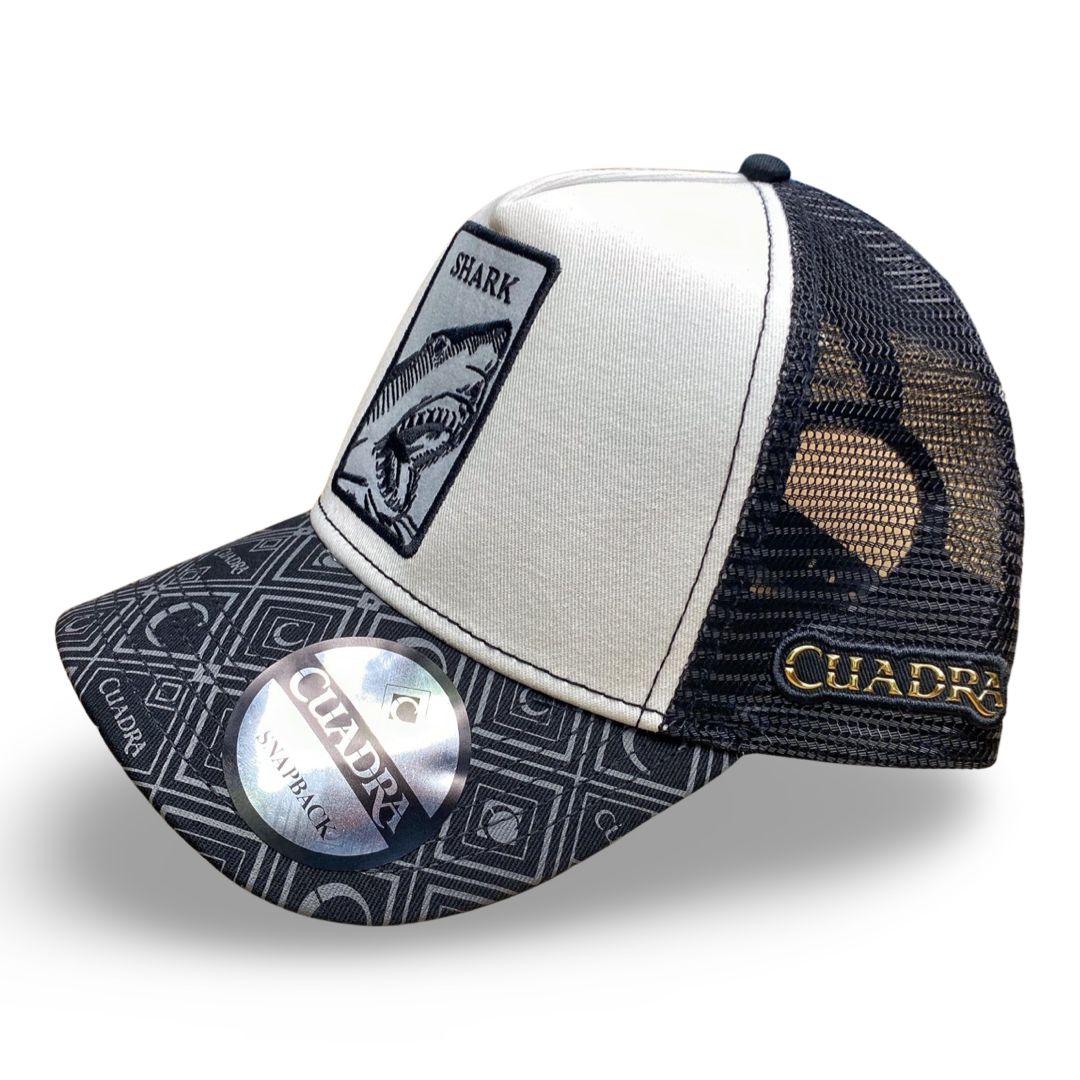 CUADRA | SHARK WHITE/NAVY SNAPBACK