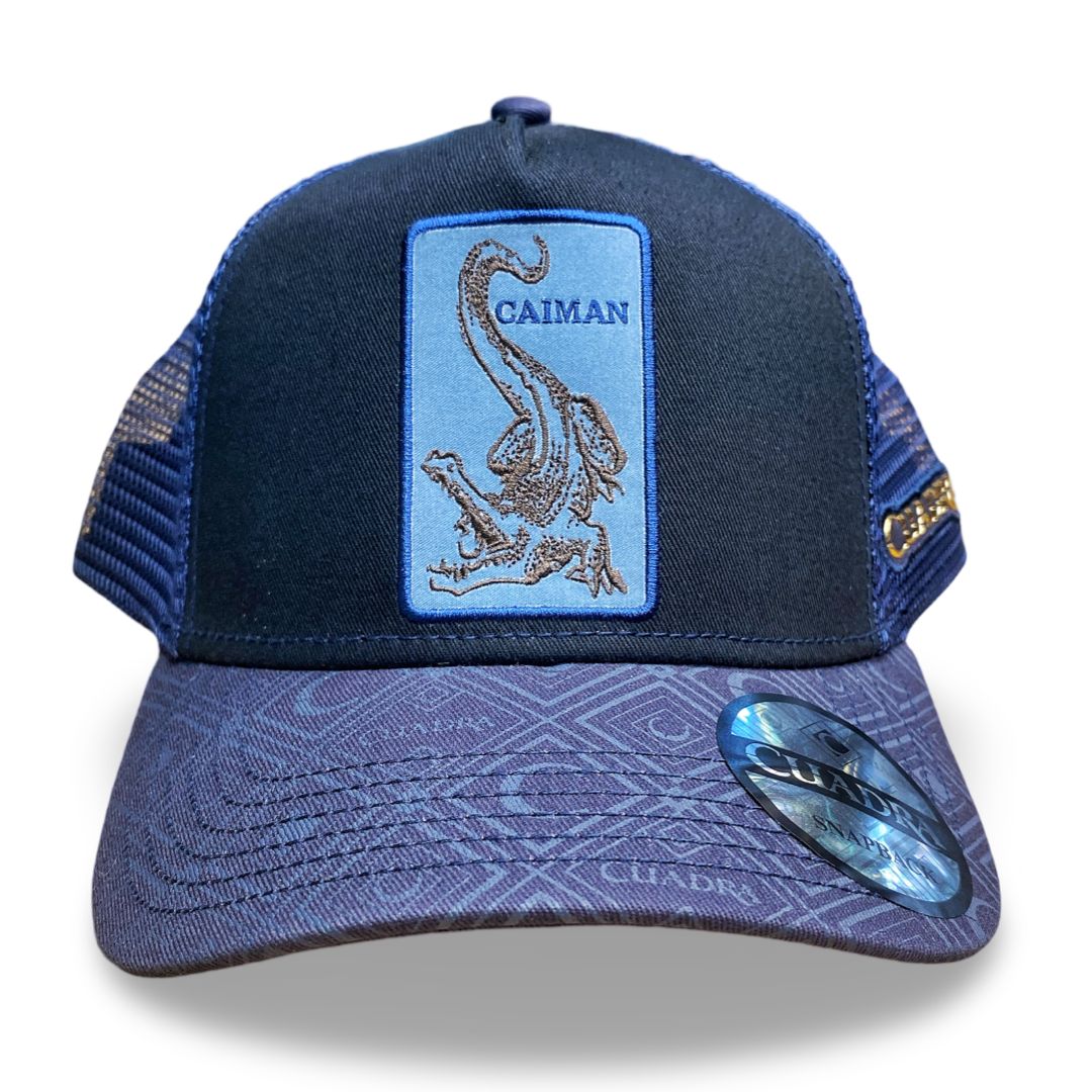 CUADRA | CAIMAN BLUE/BLACK SNAPBACK