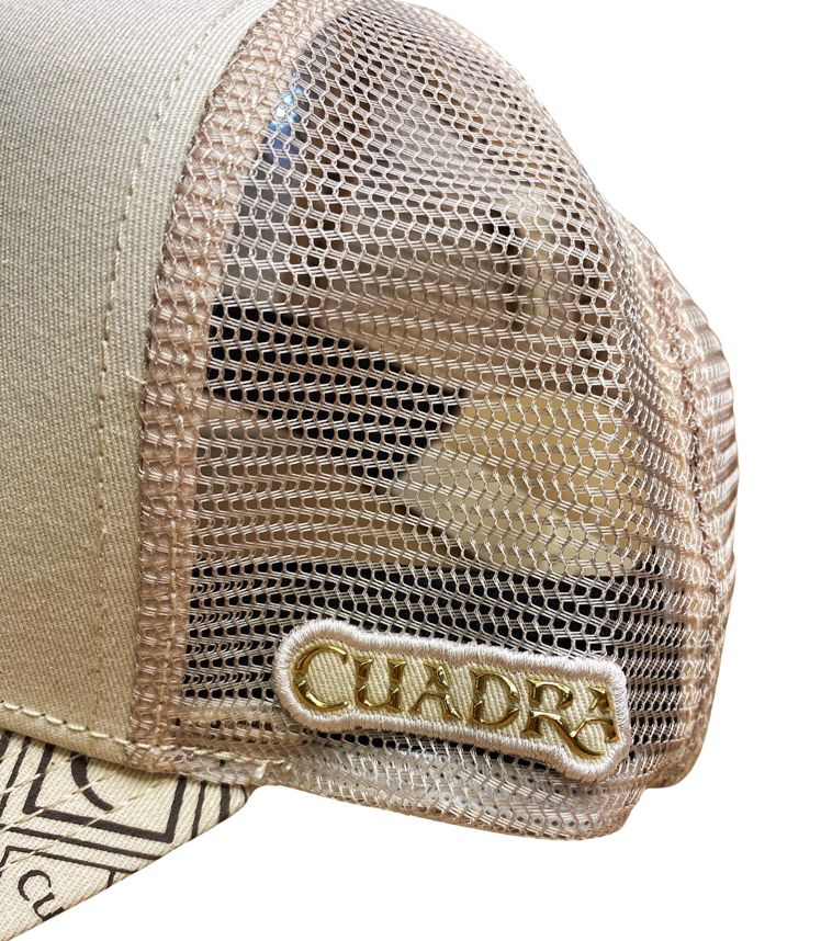 CUADRA | OSTRICH OFF-WHITE/TAN SNAPBACK