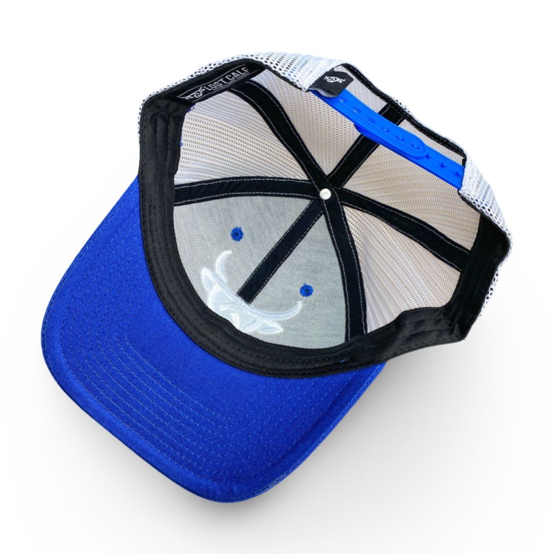 LOST CALF | BULL LOGO ROYAL BLUE/WHITE SNAPBACK