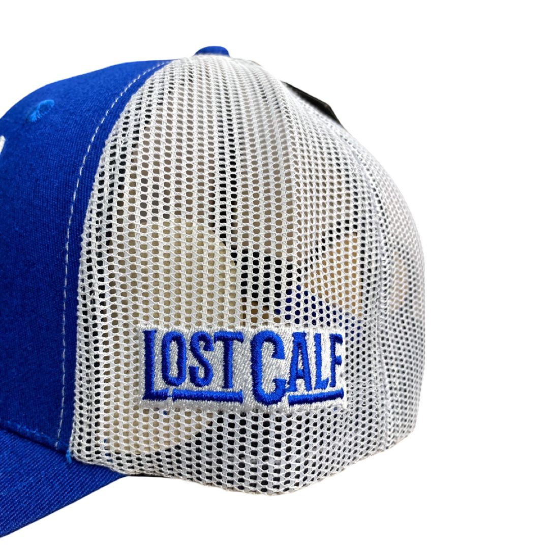 LOST CALF | BULL LOGO ROYAL BLUE/WHITE SNAPBACK