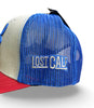 LOST CALF | BULL LOGO RED/WHITE/BLUE SNAPBACK