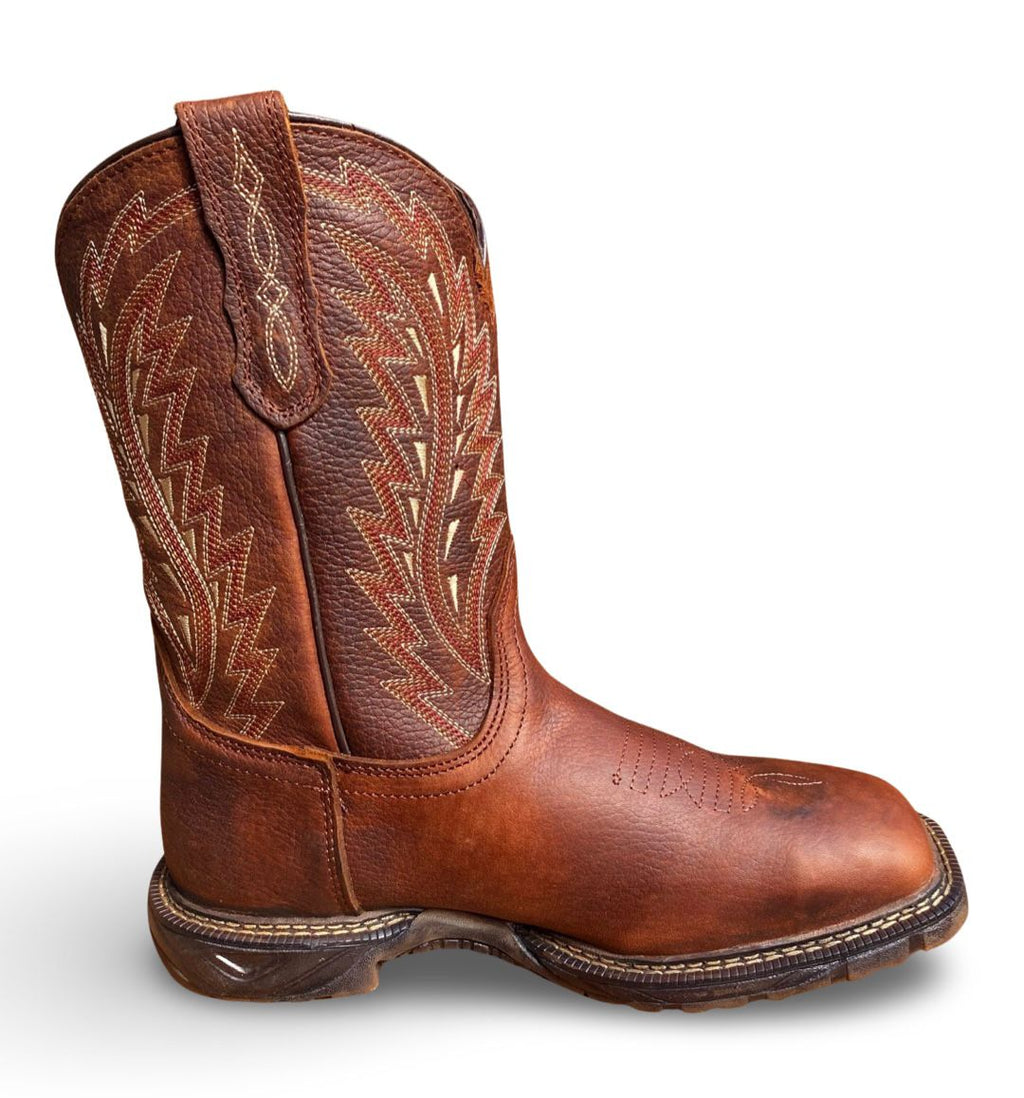Cebu | Mens TUNDRA STL Brown Steel Toe Work Boots