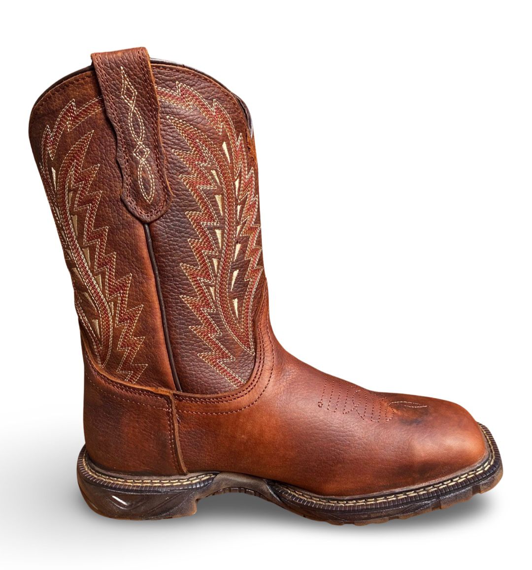 Cebu | Mens TUNDRA STL Brown Steel Toe Work Boots