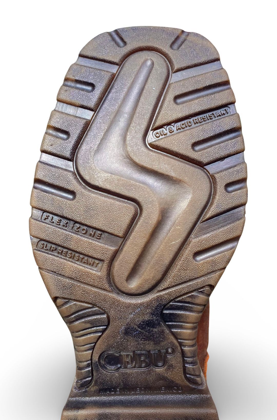 Cebu | Mens TUNDRA STL Brown Steel Toe Work Boots