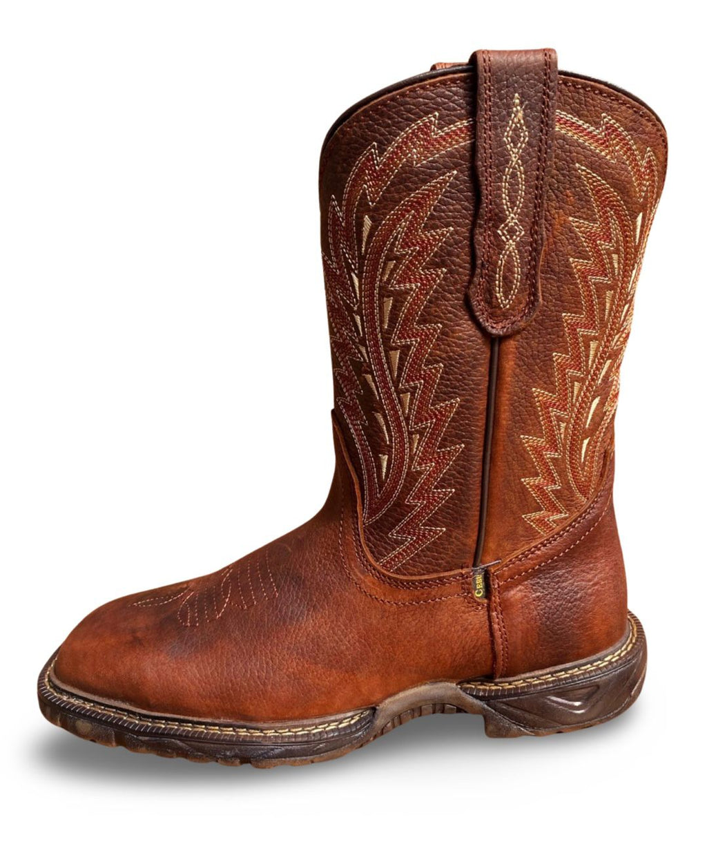 Cebu | Mens TUNDRA STL Brown Steel Toe Work Boots