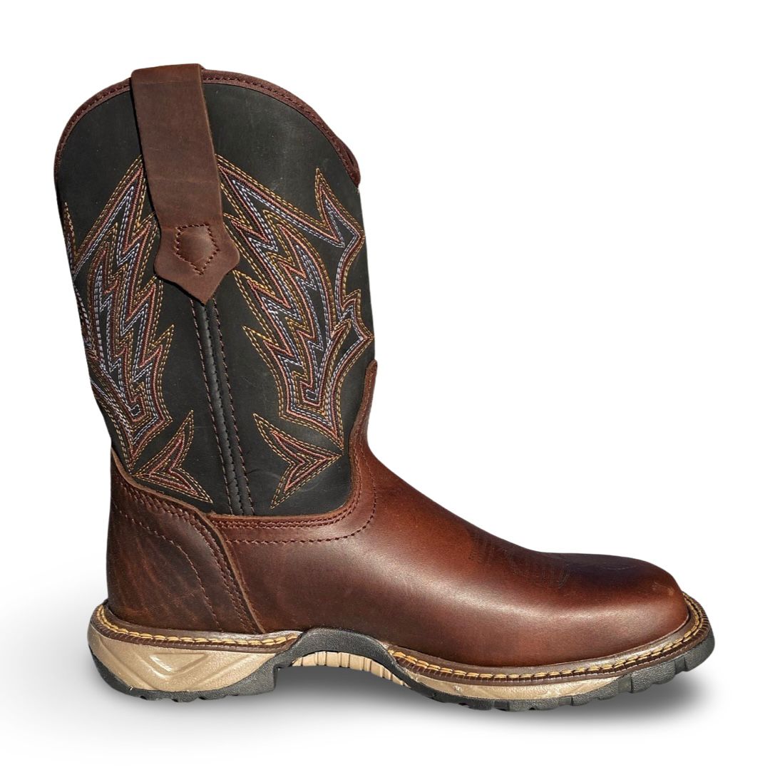 Cebu | Mens WP SQR Brown Water Proof Work Boots