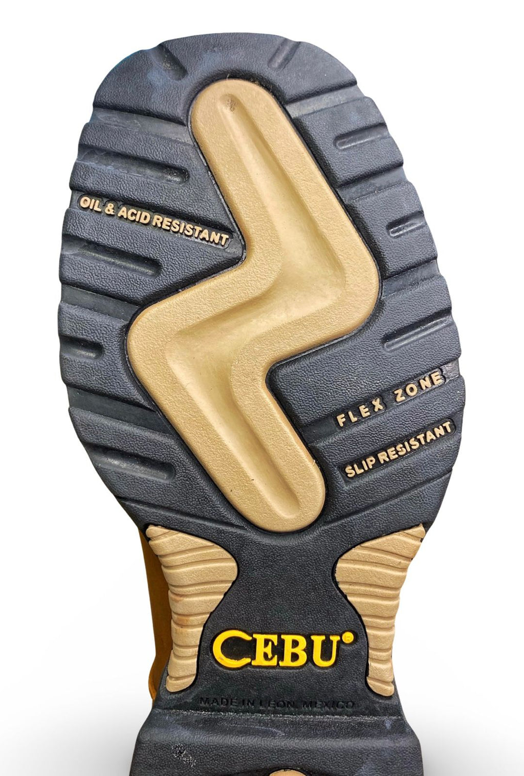 Cebu | Mens Tundra Roble Tan Square Toe Work Boots