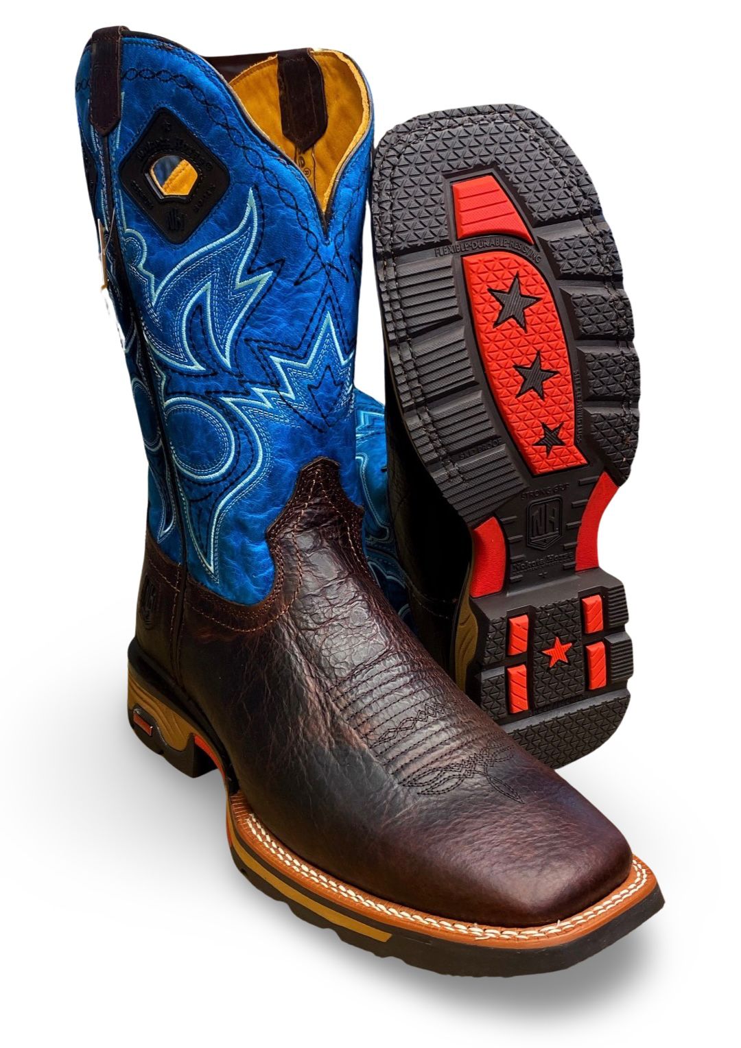 Nokota Horse Mens Morgan 18 Bisonte Redwood Quarry Azul Elec M051841