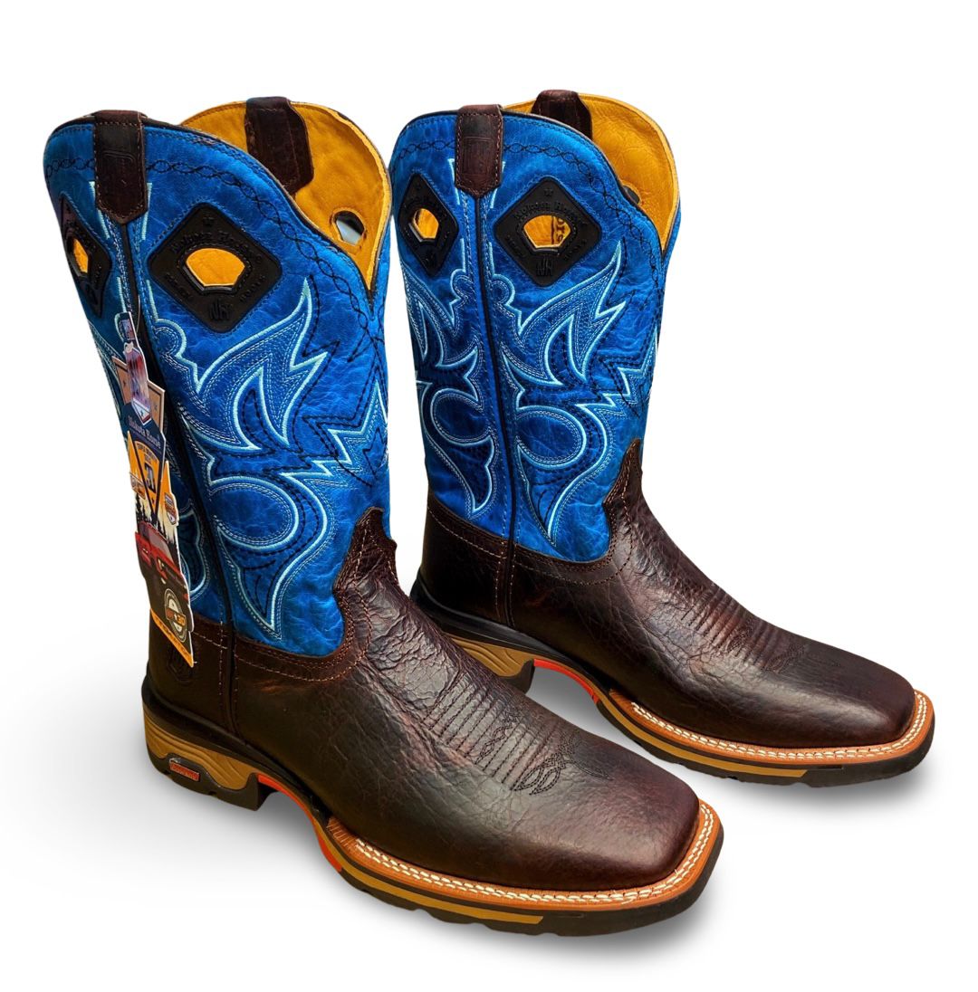 Nokota Horse Mens Morgan 18 Bisonte Redwood Quarry Azul Elec M051841