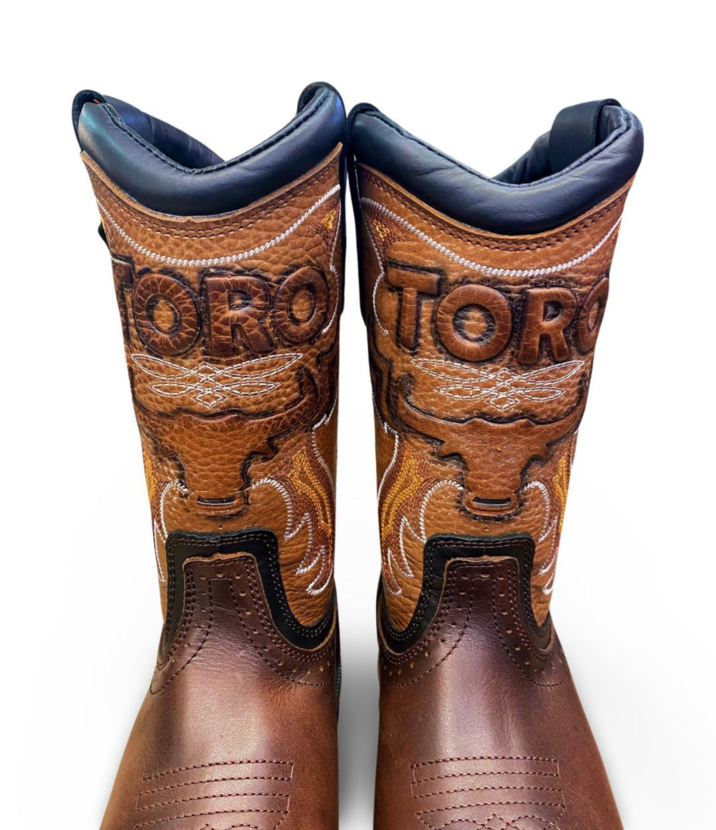 Cebu | Mens TRC1 Brown Square Toe Work Boots