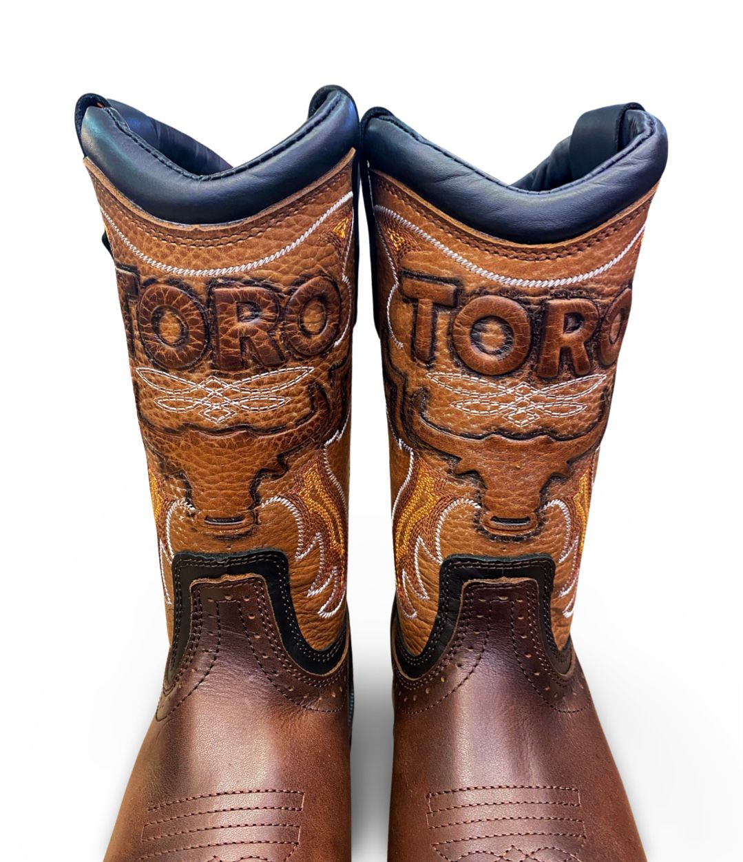 Cebu | Mens TRC1 Brown Square Toe Work Boots