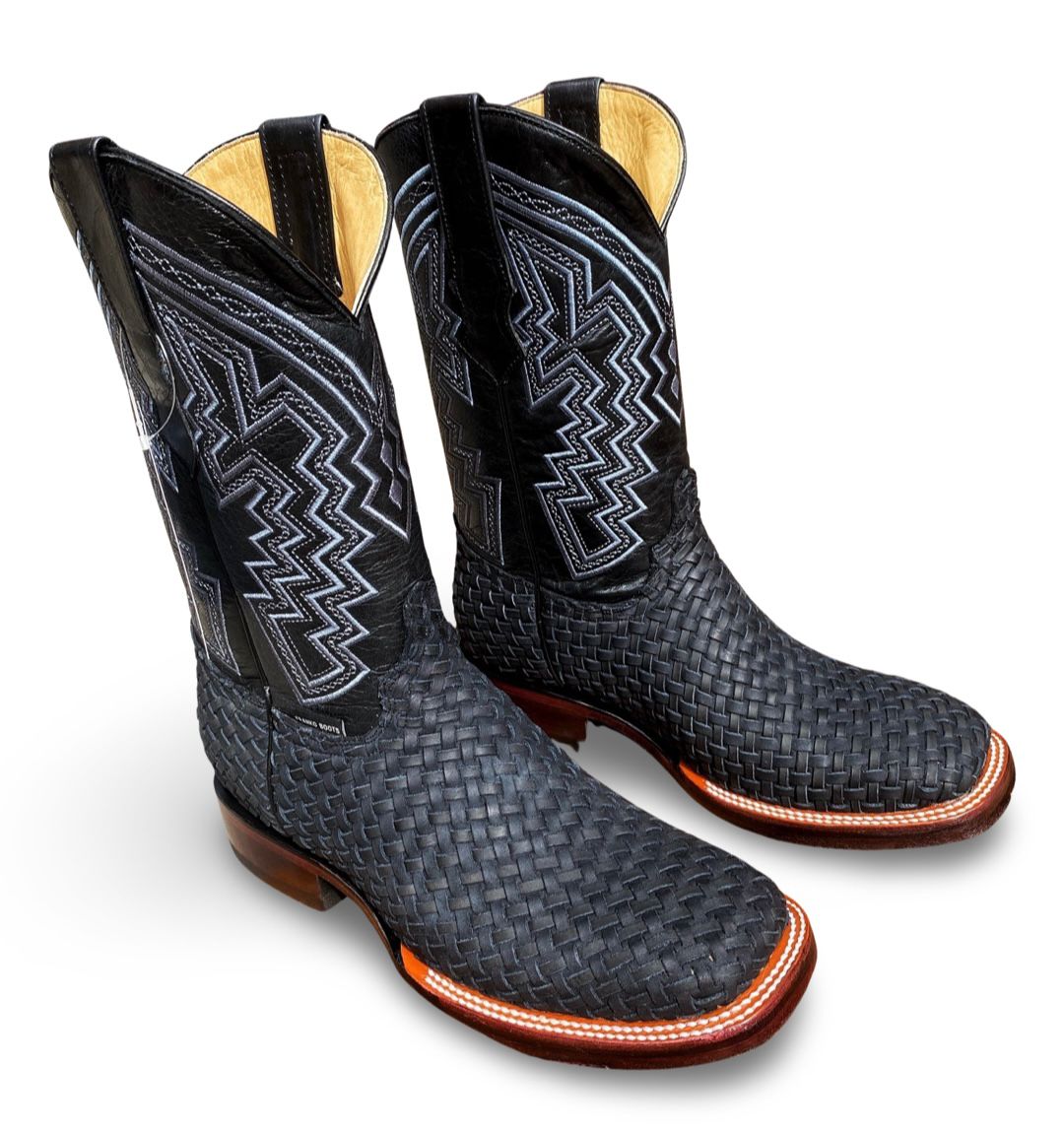 Franko Boots | Bulldog Petatillo Negro Rodeo Boots