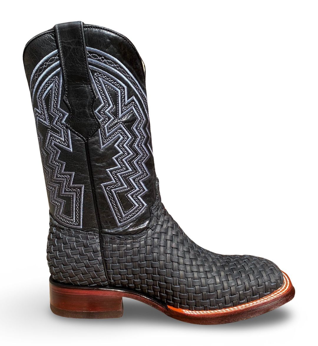 Franko Boots | Bulldog Petatillo Negro Rodeo Boots