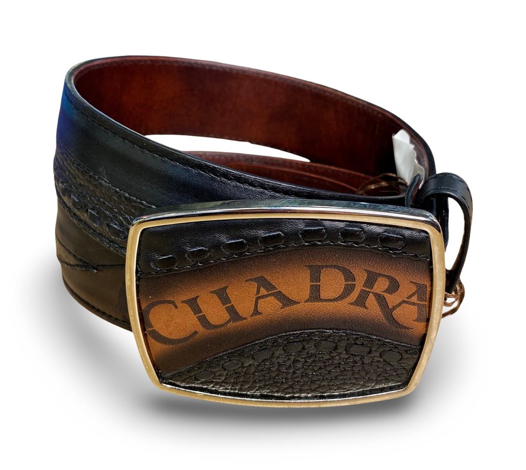 CUADRA | Men's Tobacco Laser Woven Belt