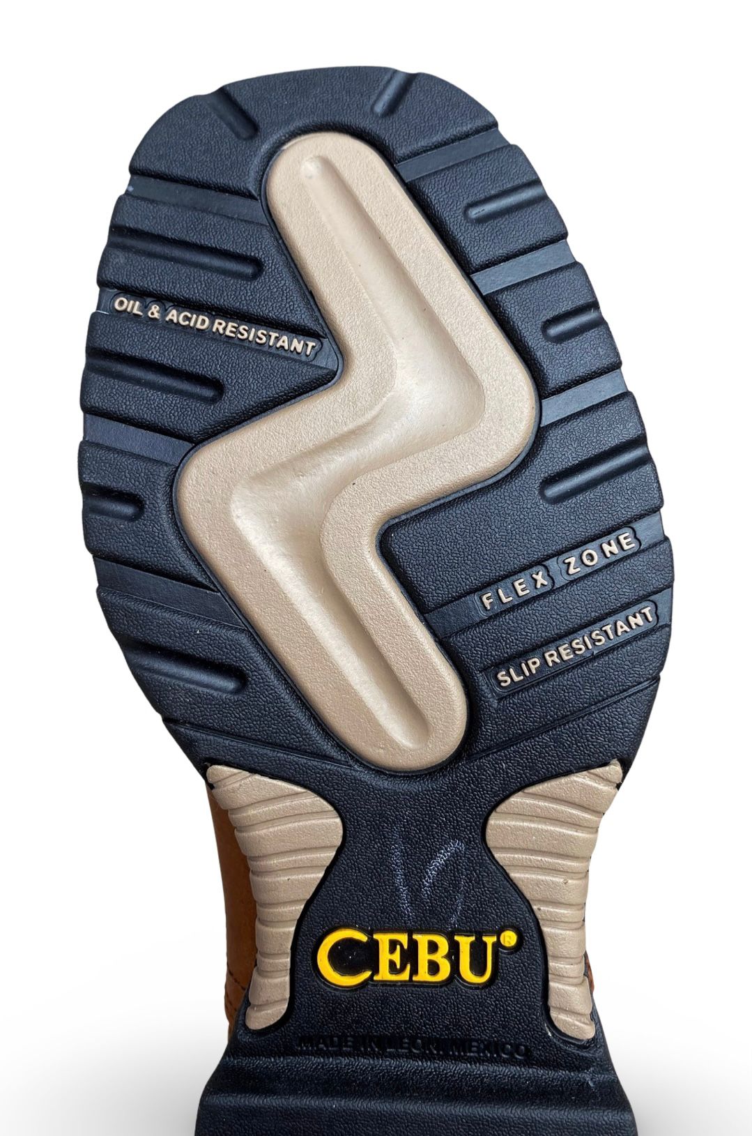 Cebu | Mens BC Thunder Tan Square Toe Work Boots