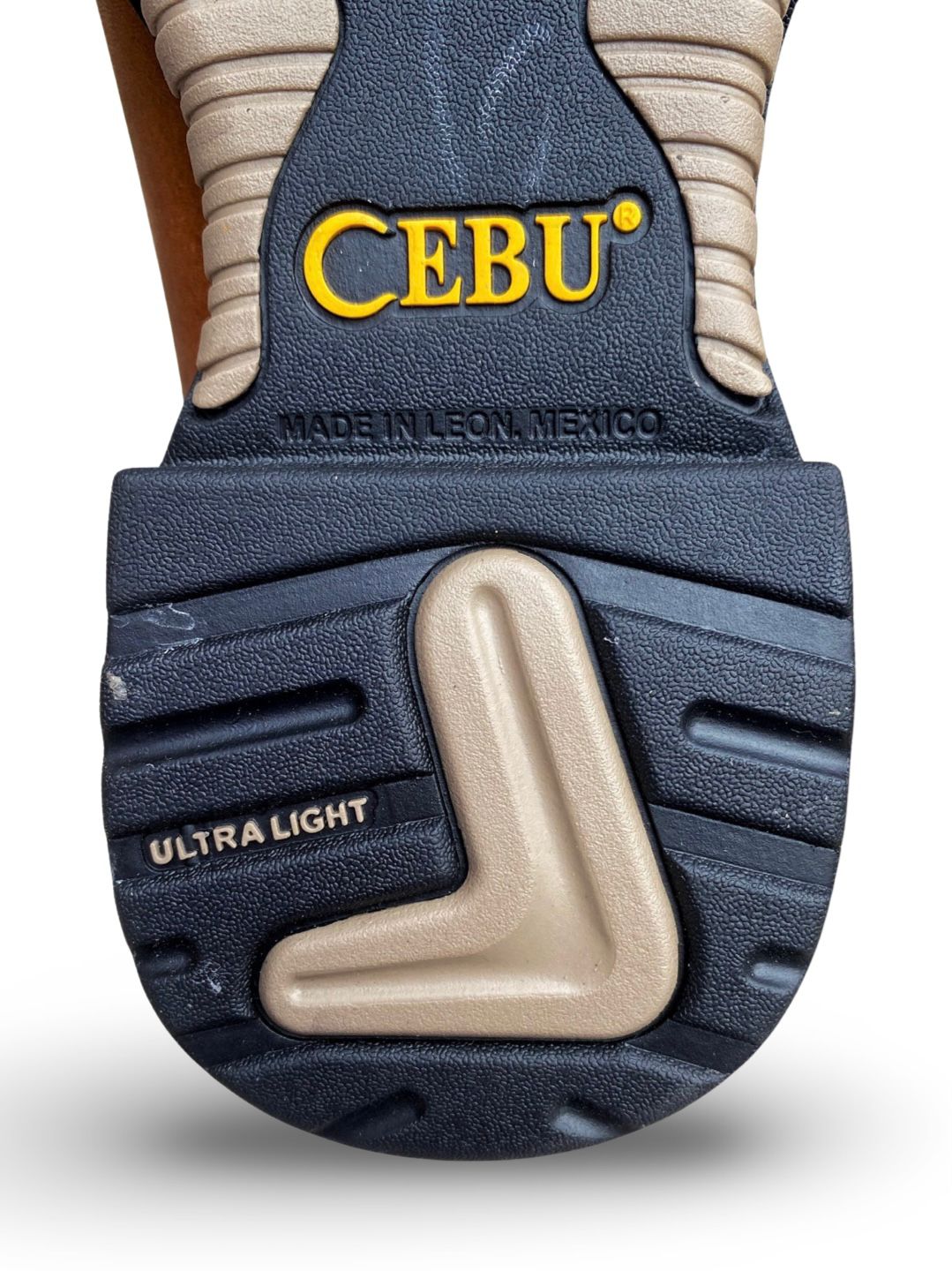 Cebu | Mens BC Thunder Tan Square Toe Work Boots