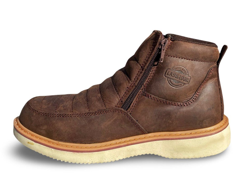 Cebu | Mens DR-100 Brown Square Toe Work Boots
