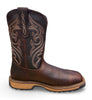 Cebu | Mens Nebraska STL Brown Steel Toe Work Boot