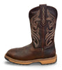 Cebu | Mens Nebraska STL Brown Steel Toe Work Boot