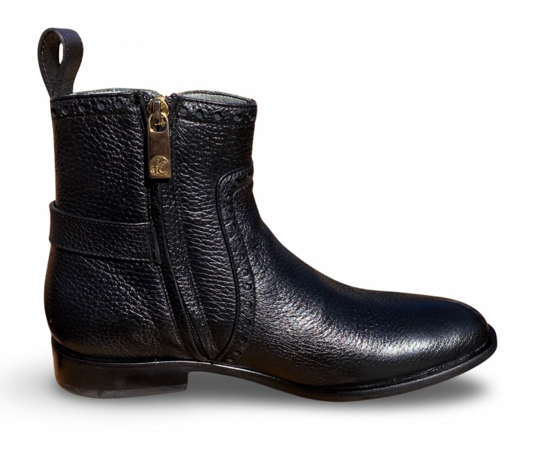 Cuadra Wmns Ankle Boots Venado Black Leather 32TVNVN