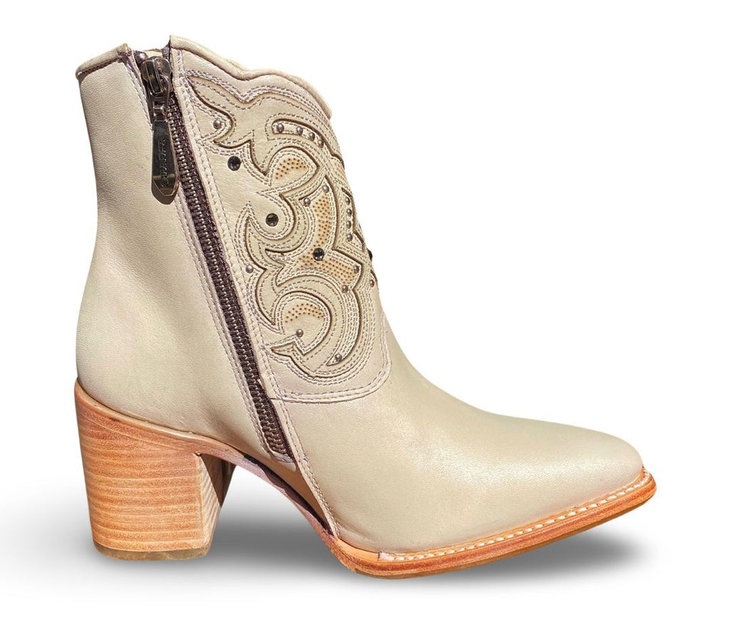 Cuadra Wmns Ankle Boots Res Mikonos Late Leather Pointed Toe 4Q07RS