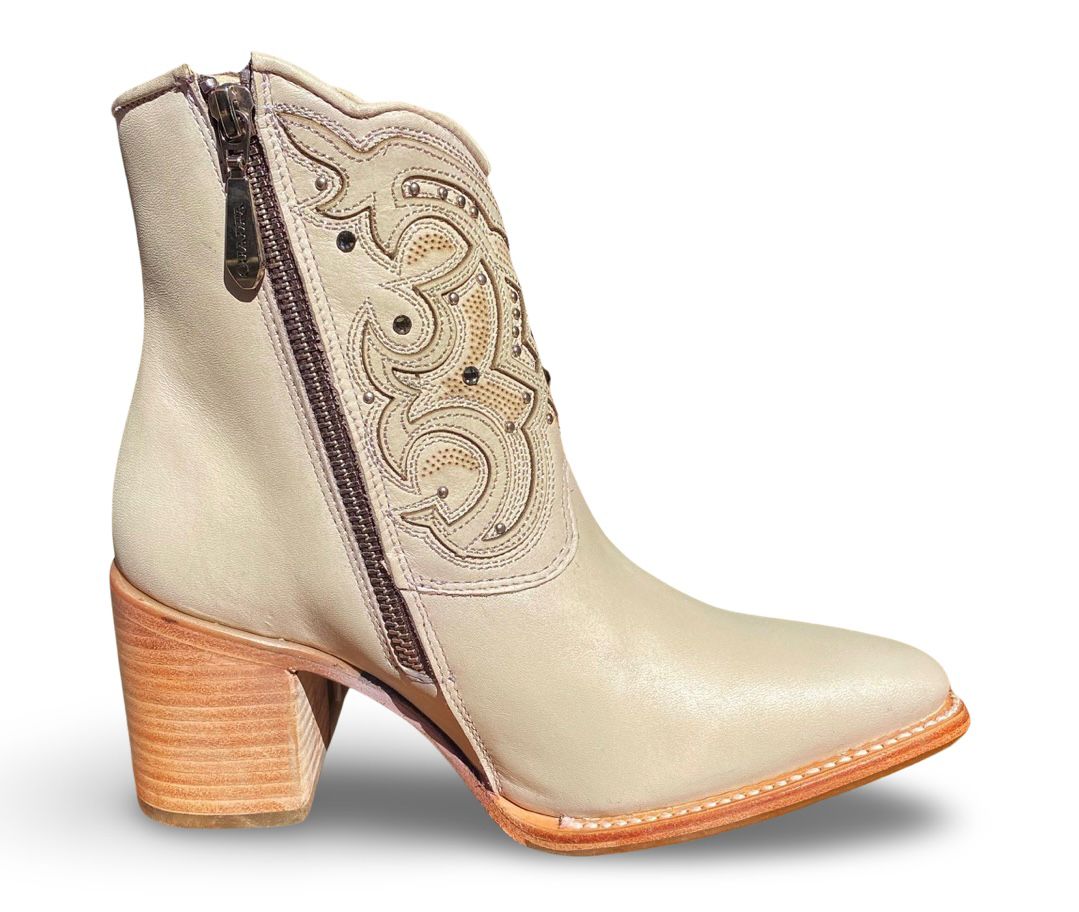 Cuadra Wmns Ankle Boots Res Mikonos Late Leather Pointed Toe 4Q07RS