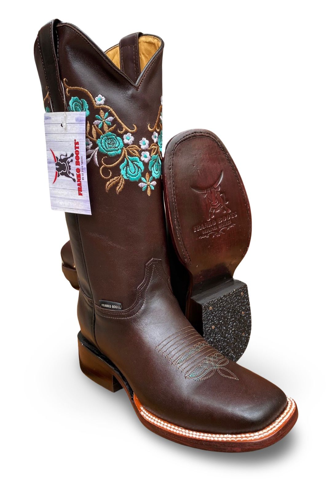 Franko Boots Women's Turqueza Res Cafe