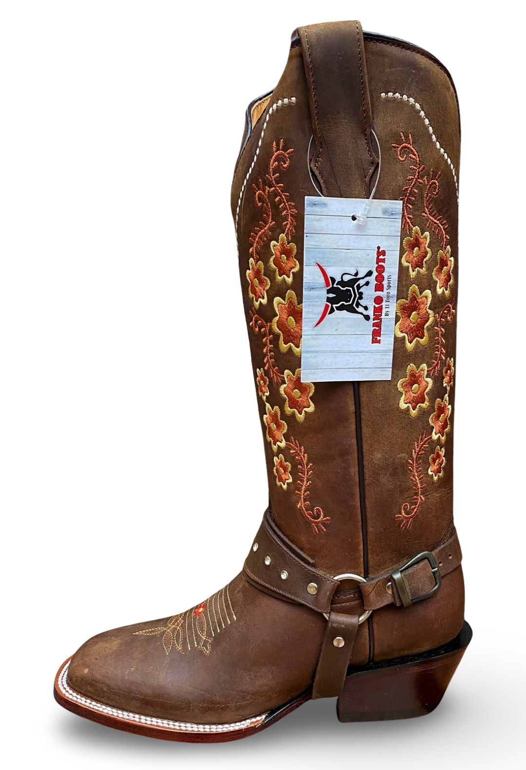 Franko Boots Women's Rosario Crazy Cafe Rodeo Boot