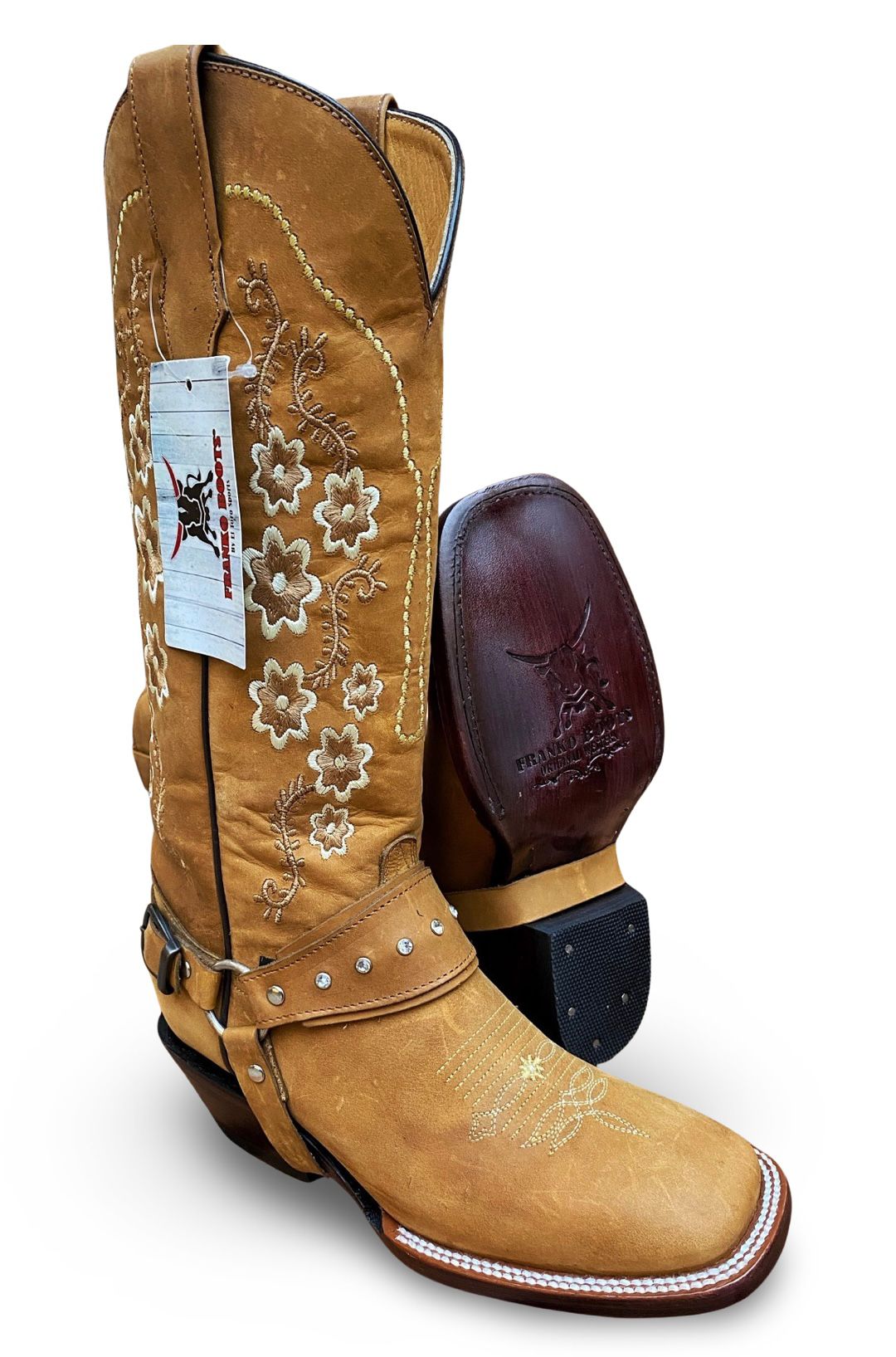 Franko Boots Women's Rosario Crazy Tang Rodeo Boot