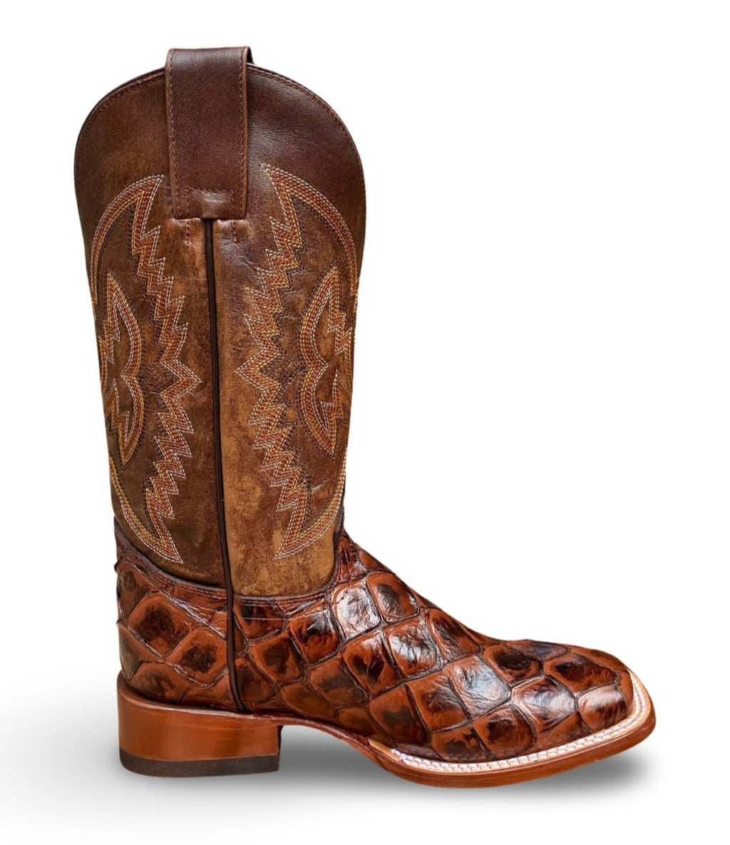 Los Compadres | Women's 286-14B Pez GB Pirarucu Cafe Bulldog Western Boot