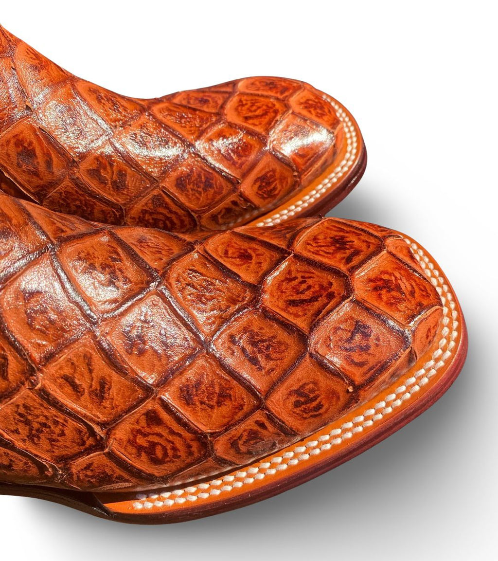 Franko Boots Mens Bulldog Pescado Conac