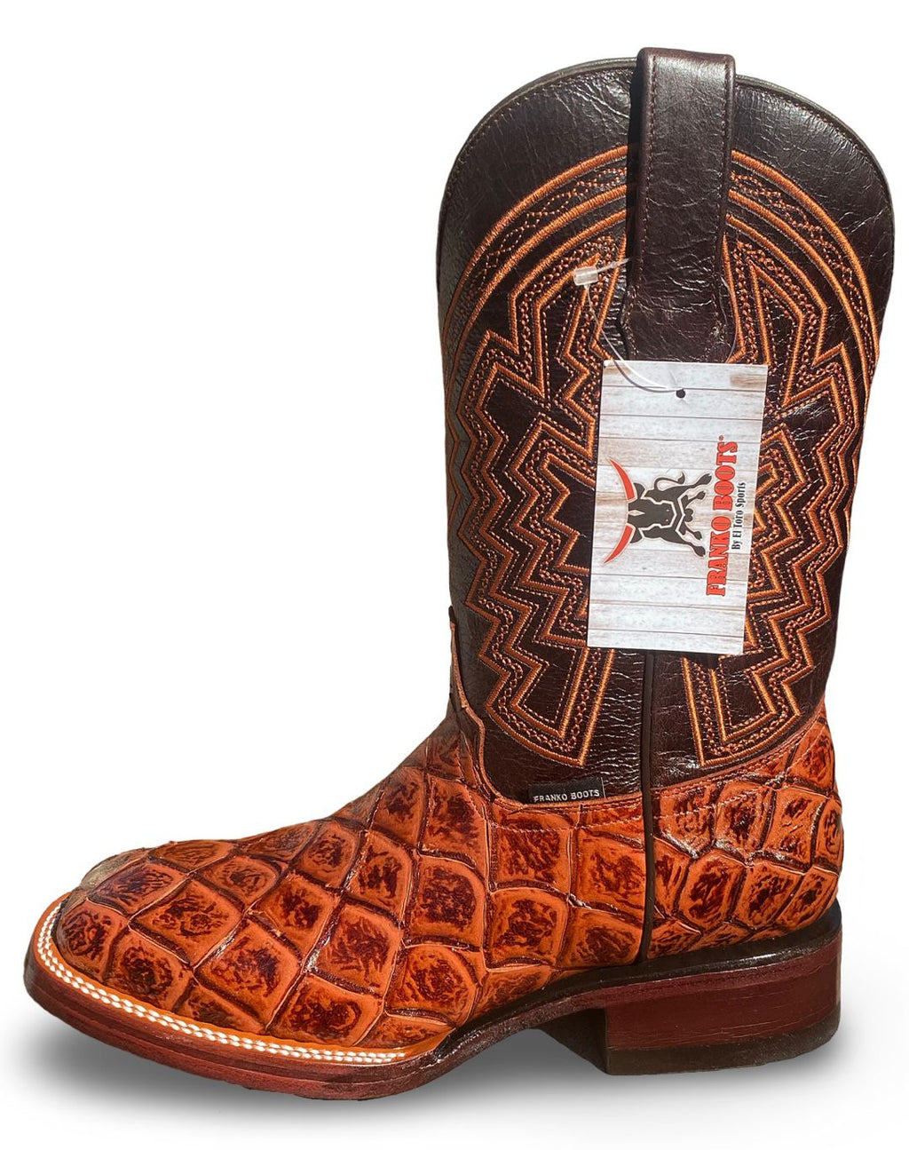 Franko Boots Mens Bulldog Pescado Conac