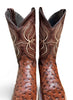 Los Compadres | Mens 212 Avestruz Cafe Africana Bulldog Western Boot