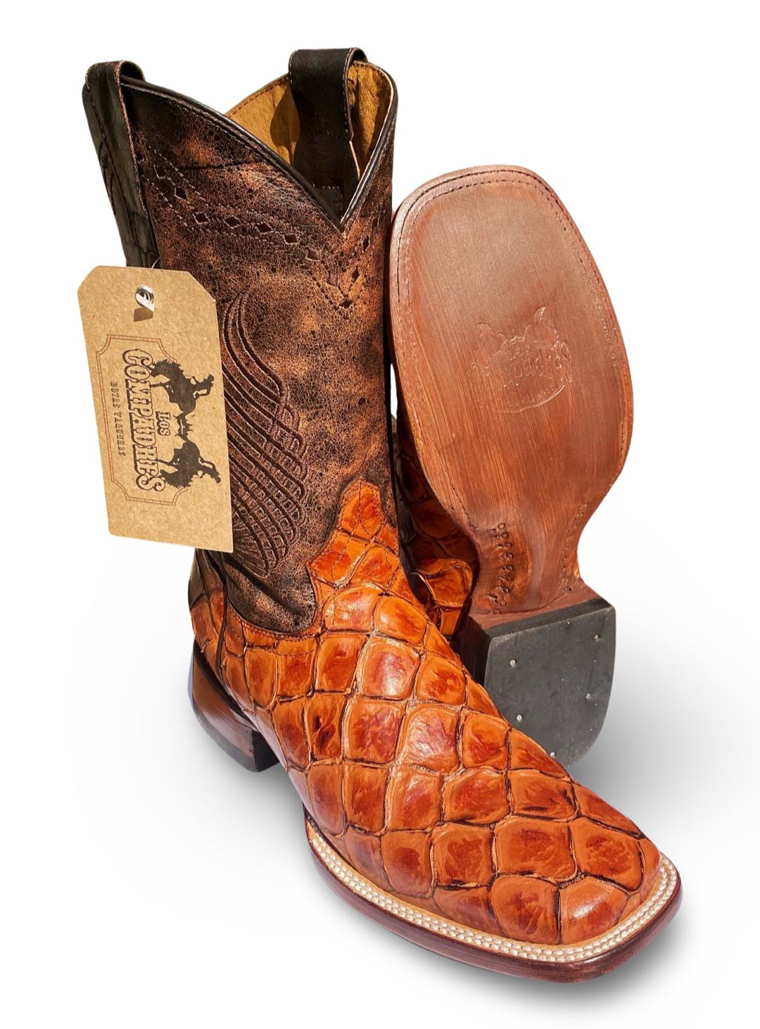 Los Compadres | Mens 286-5 Pez Pirarucu Shedron Bulldog Western Boot