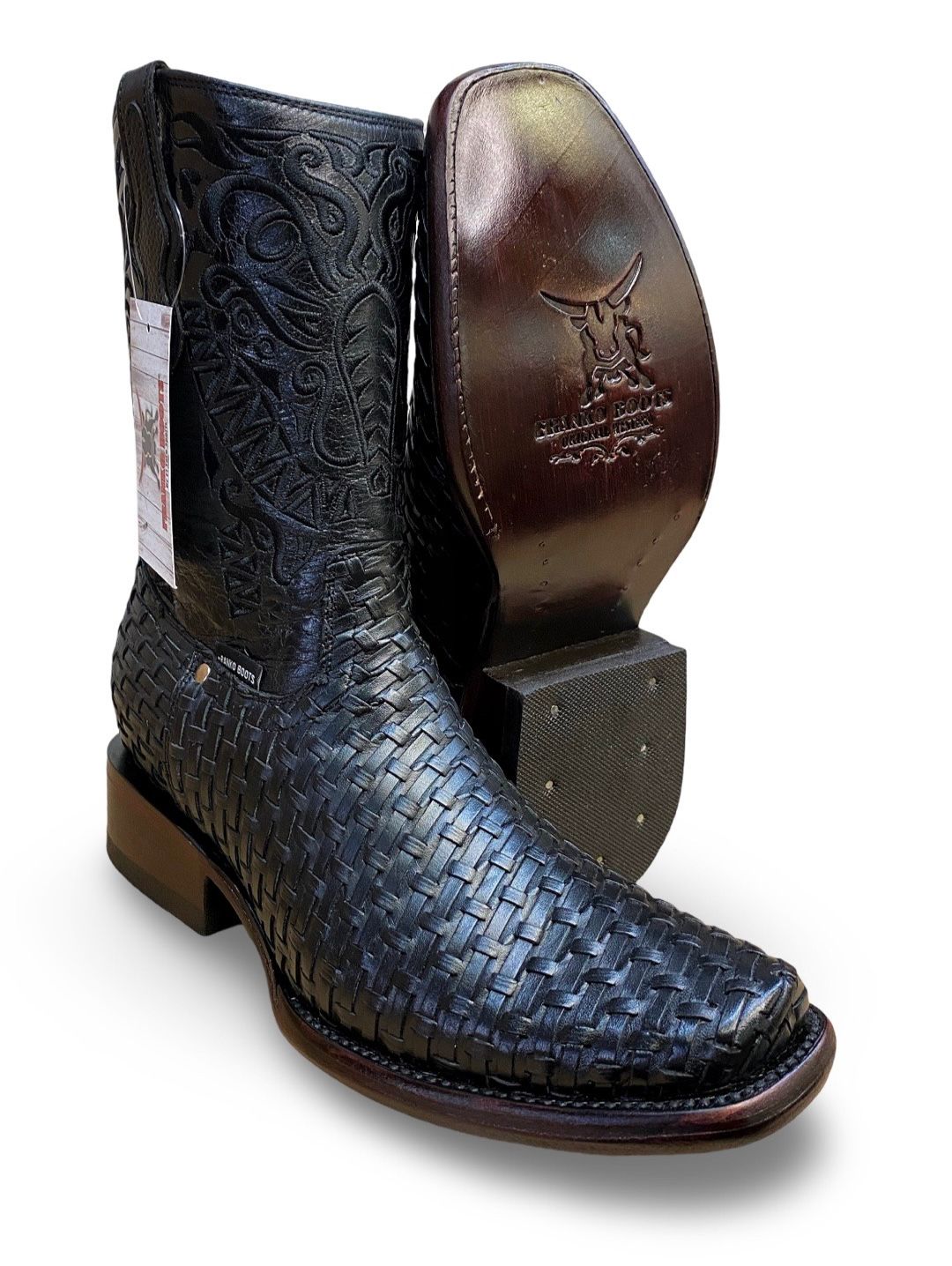 Franko Boots | Botin California Petatillo Negro Zipper