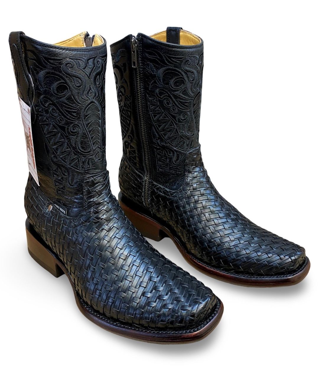 Franko Boots | Botin California Petatillo Negro Zipper