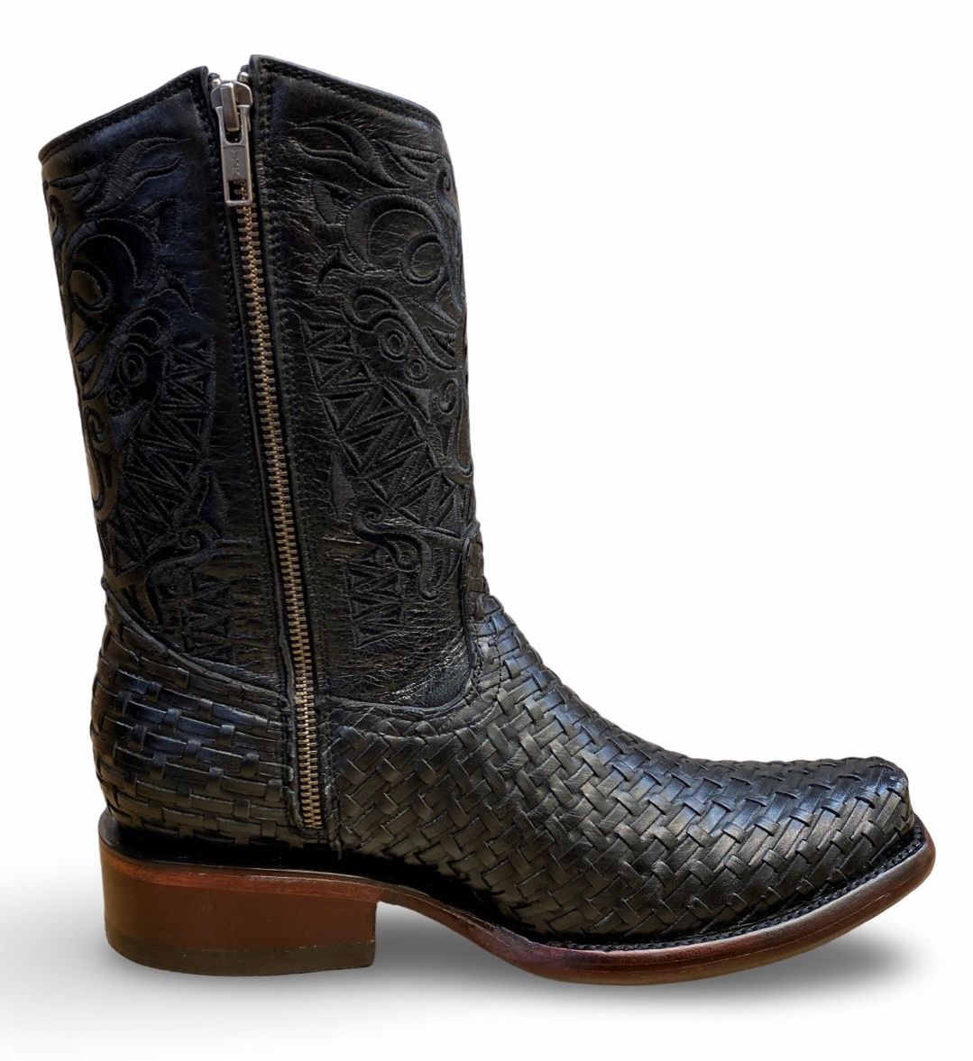 Franko Boots | Botin California Petatillo Negro Zipper