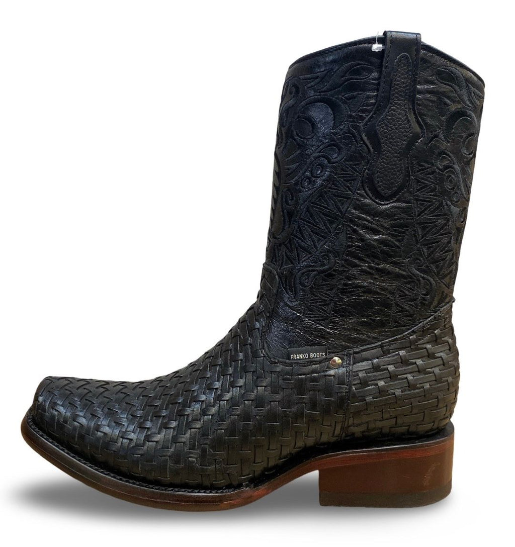 Franko Boots | Botin California Petatillo Negro Zipper