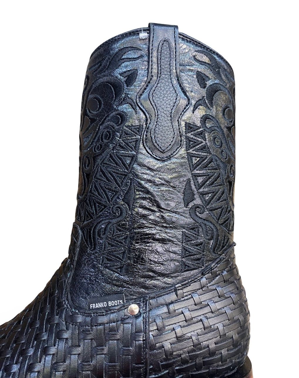 Franko Boots | Botin California Petatillo Negro Zipper