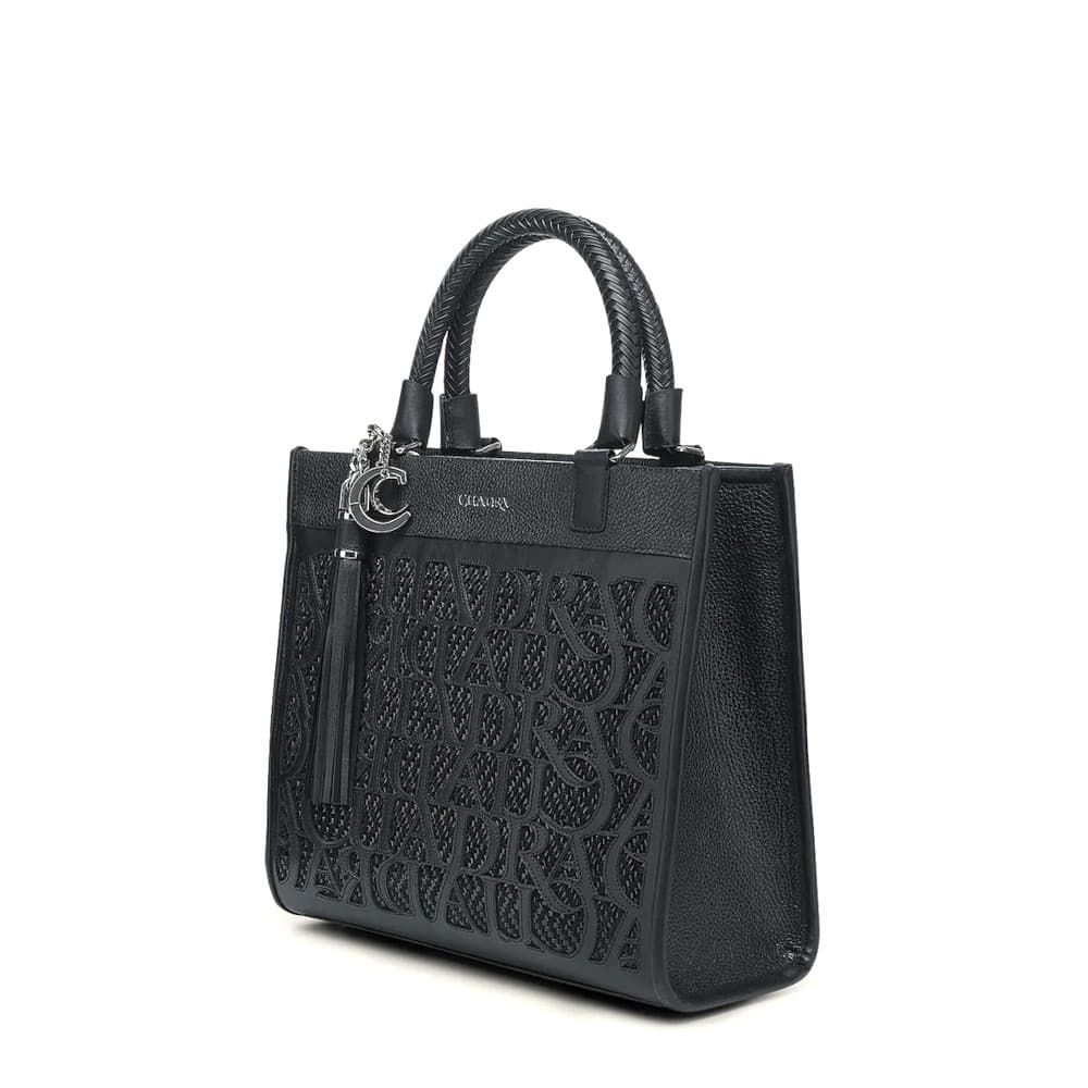 CUADRA | Women's Black Laser Bag Res Azteca Negro BOD2MRS