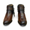 Cuadra | Wmns Botin de Res Vintage Cameleon Abstract Chocolate Black Zipper 4V17RS